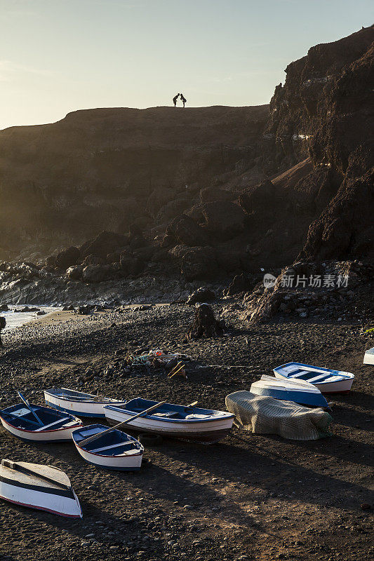 El Golfo，加那利群岛，西班牙